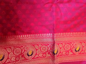 Black Pure Silk Saree