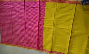Ilampillai Yellow And Pink Half Saree