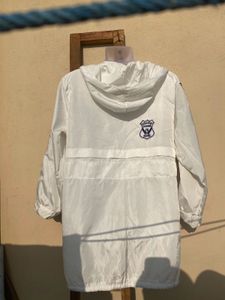 Xiaomantou White Hooded Jacket
