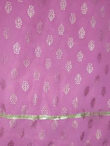 Dupatta pink floral