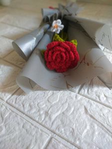 Crochet Rose Bouquet