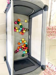 Babyhug My Space Playpen With Removable Mosquito Net
