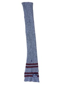 Ralph Lauren Grey Striped Scarf