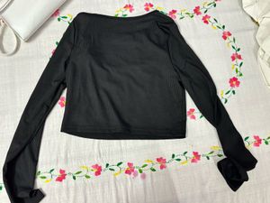 Cutout Long Sleeve Top