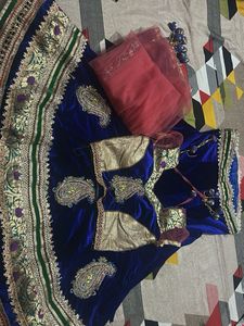 Elegant Blue Lehenga Choli Set