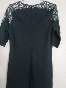 Black Sequin Embellished Dress