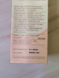 Nua Gentle Intimate Wash