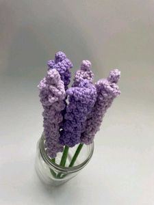Handmade Crochet Lavender Flowers