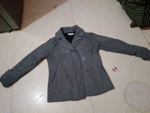 Gray Button-Up Jacket