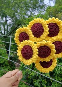 Crochet Sunflowers