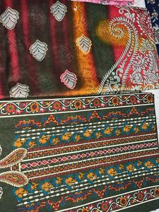 Combo Ethnic Inspired Unstitched Fabric Set