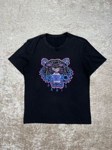 Kenzo Graphic Tee embroidery logo