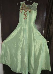 Elegant Green Ethnic Gown