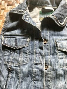 Half Sleeve Denim Jacket