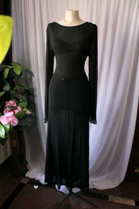 Zara Elegant Black Maxi Dress
