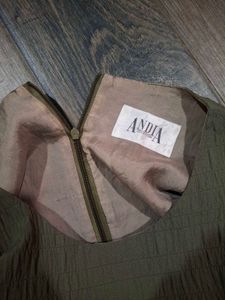 Olive Green Shift Dress