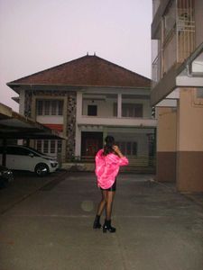 Pink Patterned Button-Down Shirt