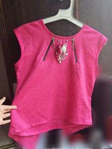 Pink Sleeveless Top