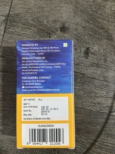 Water Sunscreen