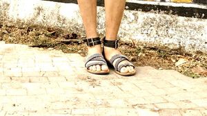 Black Party Sandal