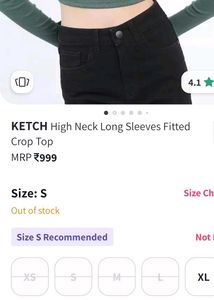 Ribbed Turtleneck Crop Top