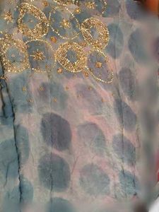 embroidered heavy work saree
