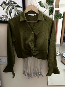 Only Olive Bell Sleeved Top