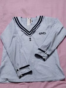 Full Sleeves Cms Lucknow Shirt Uniform