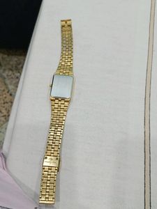 Gents golden Wrist watch