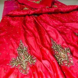 Gulnaar – Elegant Silk Kurti in Rani Pink 🌺