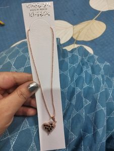Korean Girls Pendant With Chain