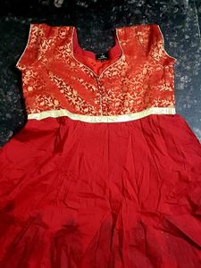 Bright Red Kurta