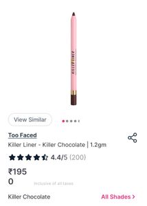 Pack Of 2 Too Faced Killer Liner