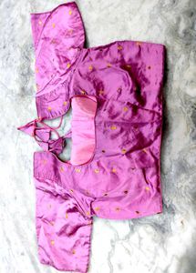 Pink Colour Silk Blouse