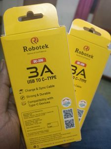 Robotek usb to type C data transfer 2metre fast