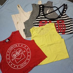 Combo Of 5 Summer Half Sleeves