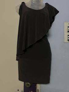 Pintrest Asymmetrical Brown Dress