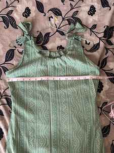 Mint Green Printed Kurti