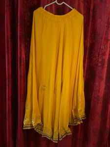 Yellow Ethnic Skirt
