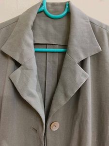 Vintage Olive Green Sleeveless Blazer