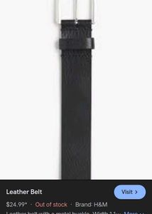 H&amp;M Genuine Leather Belt