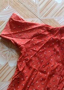 Cute Coral Print Shirt