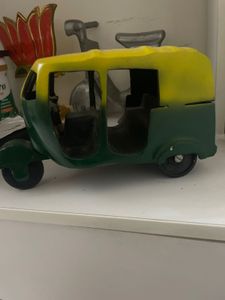 Vintage Metal Toy Rickshaw