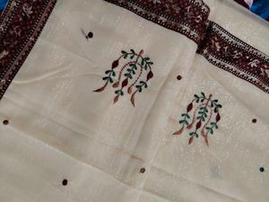 Elegant Embroidered Saree