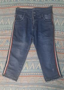 3/4 Jeans For Kids 6-10 Years