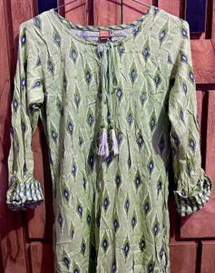 Green Kurta Set