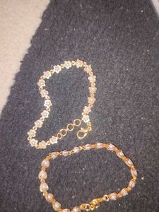 2 Bracelets &amp;2  Rings Set