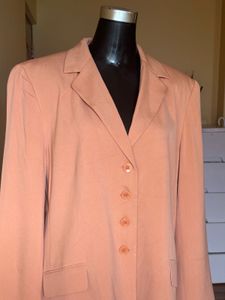 Oversized Mute Orange Blazer