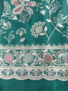 Emerald Green Embroidered Salwar Suit