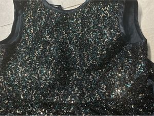 Emerald Green Sparkle Dress For 2 Years Old